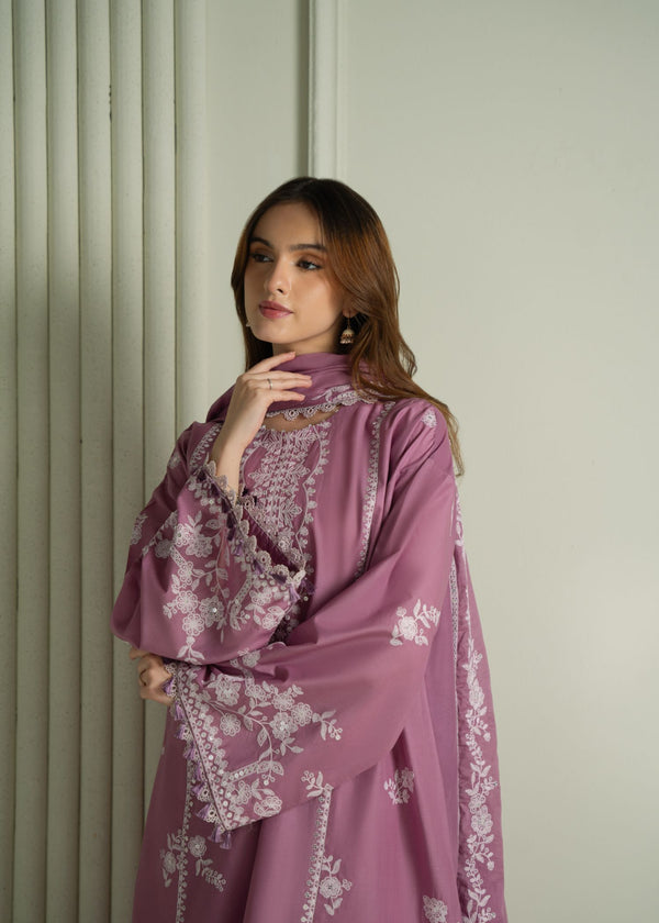 Luxury Embroidered Three Piece