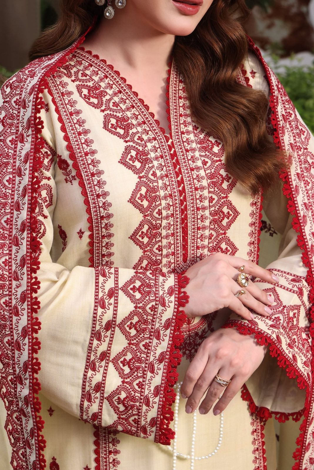 Embroidered Lawn Shirt